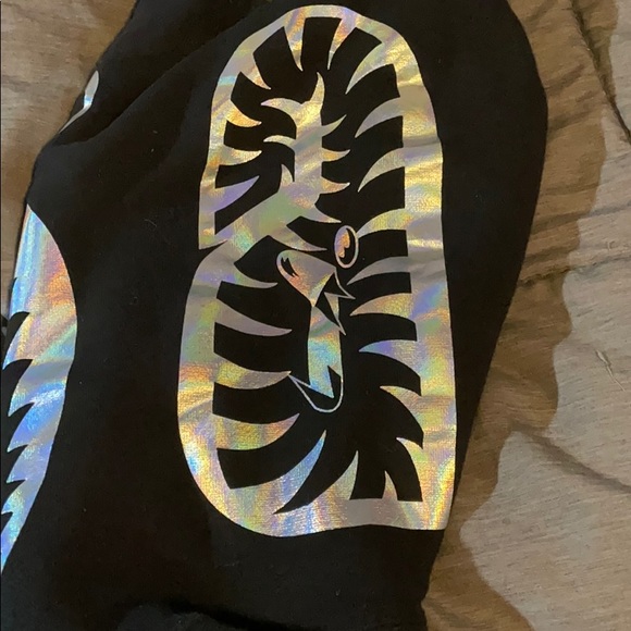 Bape Chrome Iridescent Shark Full Zip Hood… - Picture 3 of 9